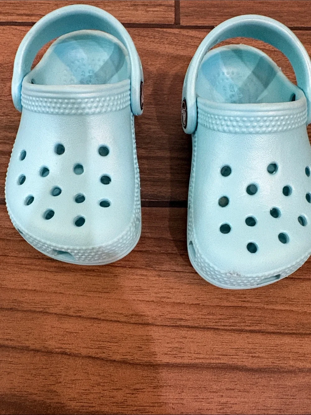Crocs light blue size C6